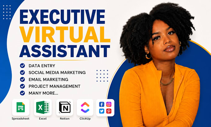 personal real estate executive administrative adhd virtual assistant data entry
