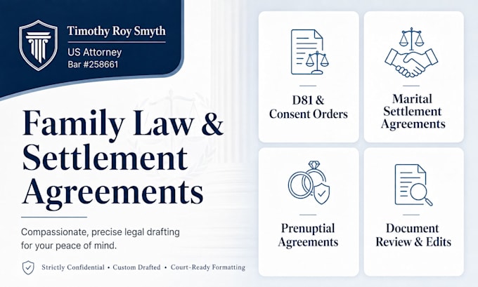 draft marital settlement separation agreement divorce agreement professionally