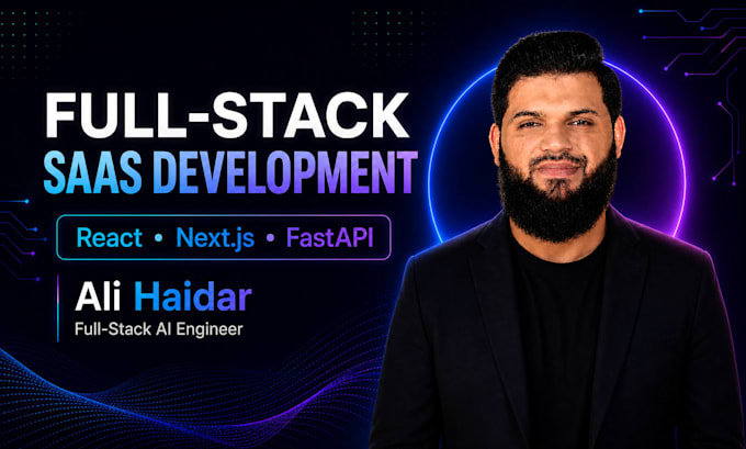 build a full stack saas application with react nextjs and fastapi