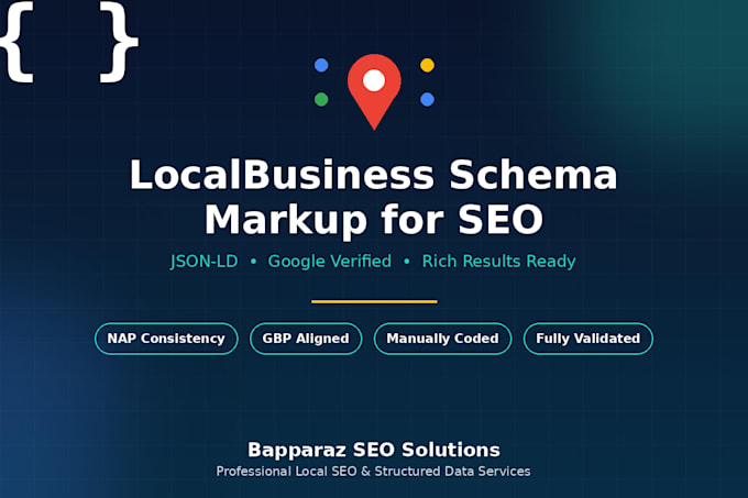 add local business schema markup for SEO