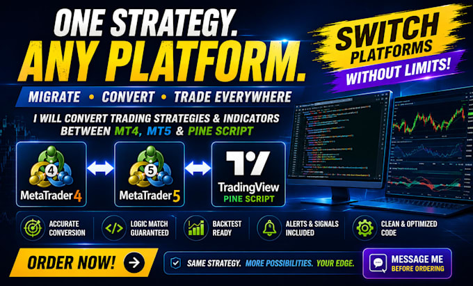 program trading strategies and indicators between mt4, mt5, pine script