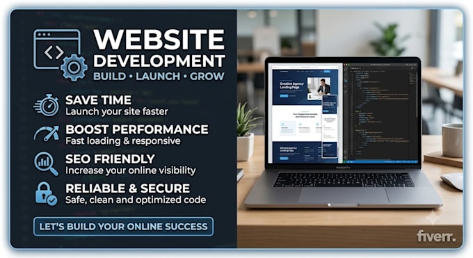 develop a beatiful website for your bussines