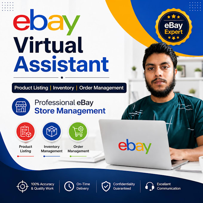 manage your ebay store as a professional virtual assistant