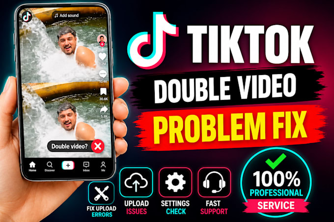 fix tiktok double video problem and tiktok video upload problem