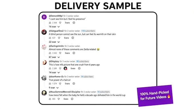 do comment curation and sort viral comments