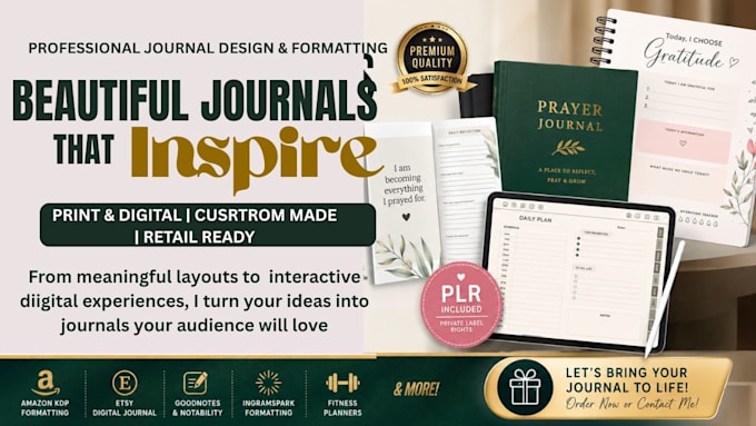 do journal design journal formatting prayer journal digital journal canva design