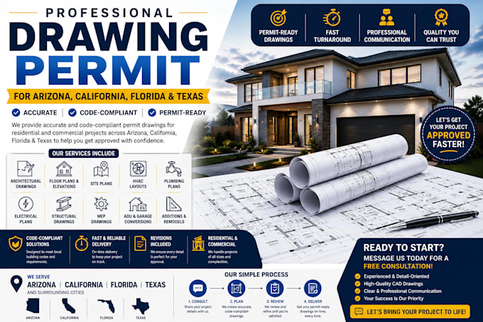 do drawing permit texas california florida and arizona