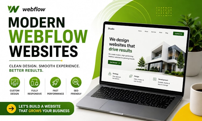 design a webflow website for saas startups and tech companie