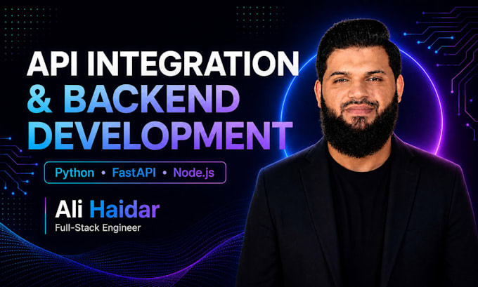 build and integrate secure rest apis with fastapi or nodejs