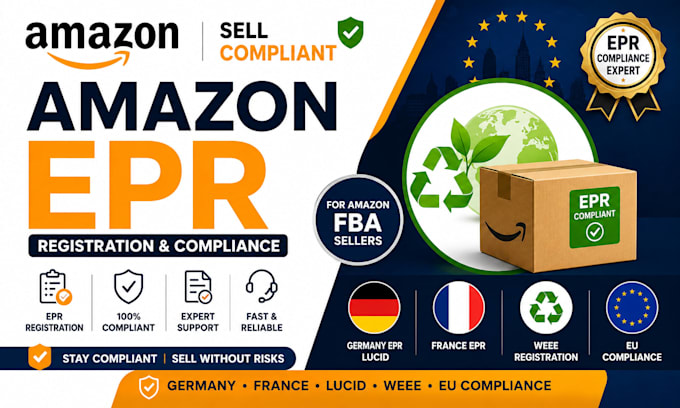 help with amazon epr registration germany france and eu
