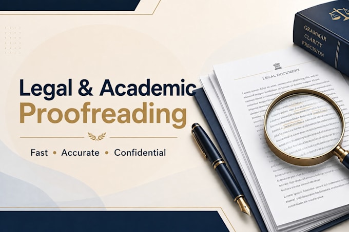 proofread and edit your legal or academic content