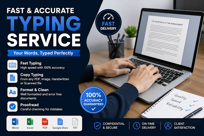 do fast and accurate typing, copy paste, and data entry