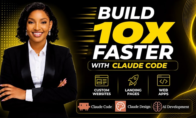 claude code websites design, custom landing pages, claude coded app, ai agent