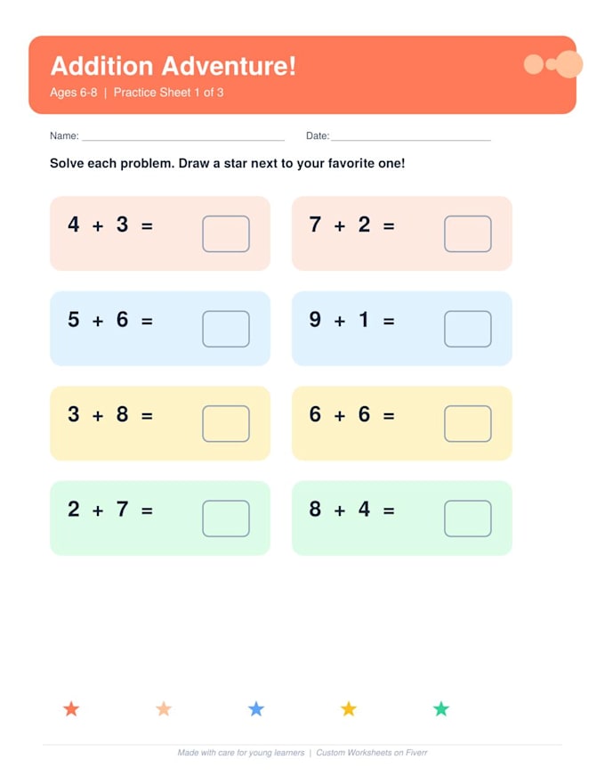 create personalized learning worksheets and activities for children