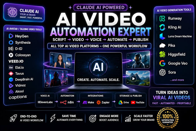 claude code claude video google veo heygen higgsfields kling ai hyperframes mcp