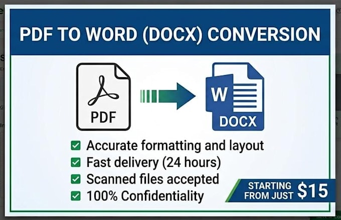 convert PDF to word excel with high accuracy