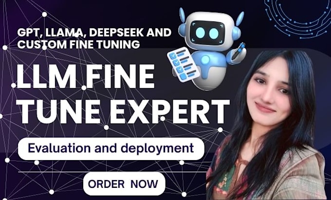 fine tune llm models, gpt, llama and deepseek on custom data