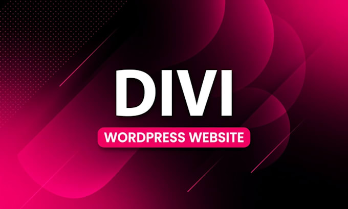 design and develop wordpress website with divi theme, divi builder or elementor