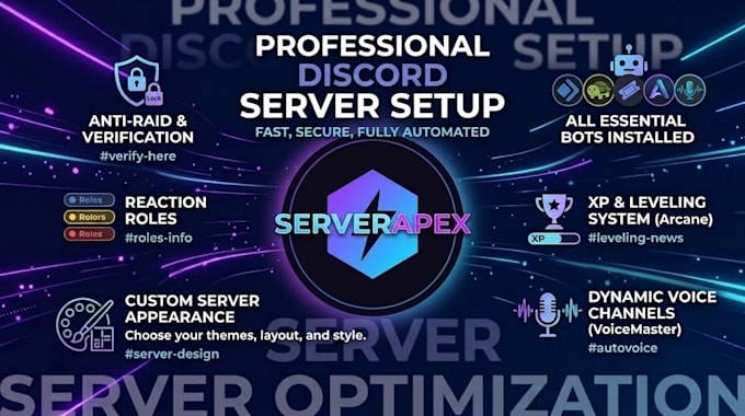 setup a professional discord server