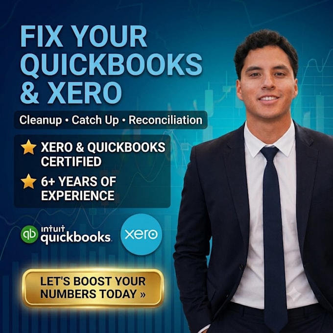 do bookkeeping and reconciliation using xero and quickbooks