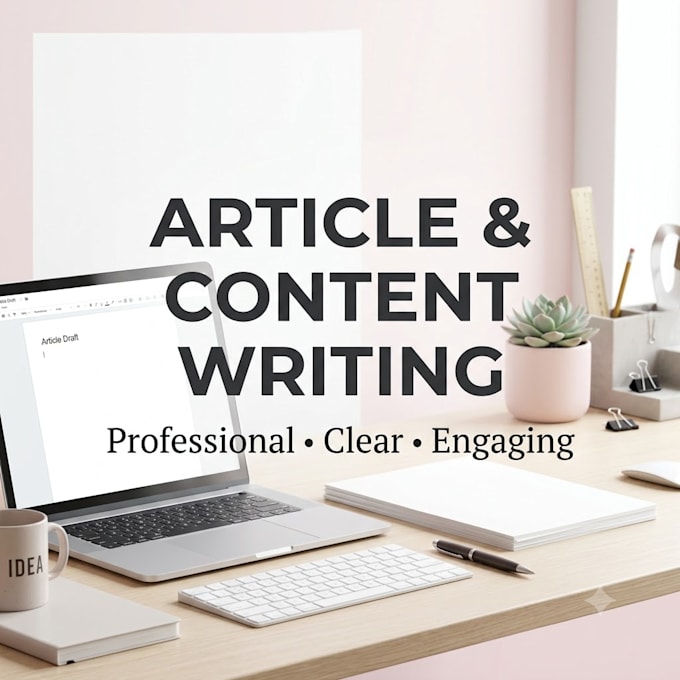 write professional articles and content