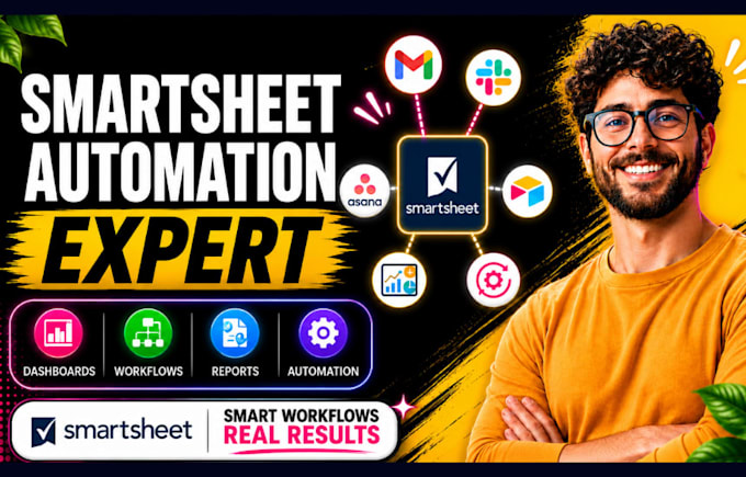 set up smartsheet automation, dashboard setup, automated workflows integration