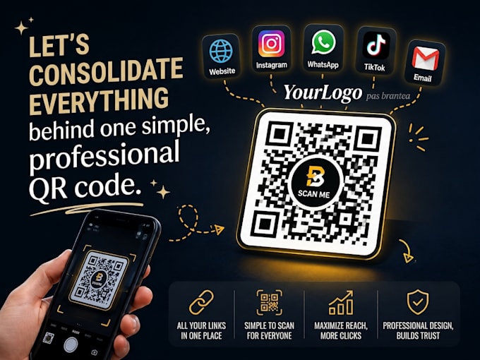 create a professional branded qr code for your business