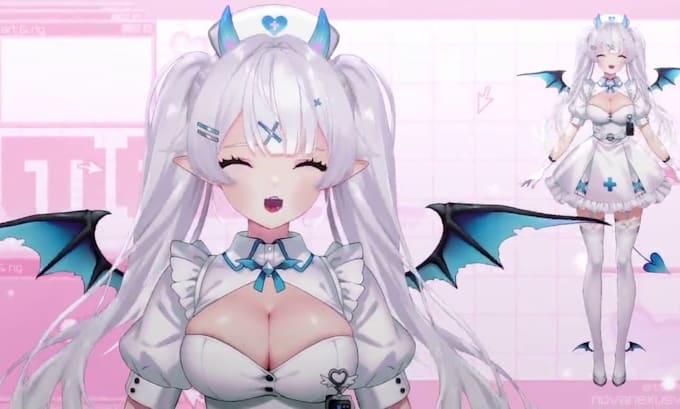 design and rig live2d vtuber model anime live2d model rigging 3d vtuber model