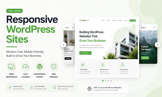 create clean websites with wordpress