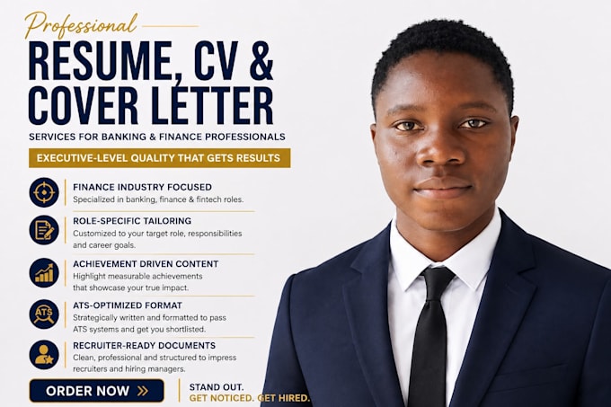 write an ats optimized banking and finance resume