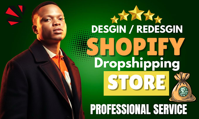 clone, build, design, redesign shopify website or dropshipping shopify store