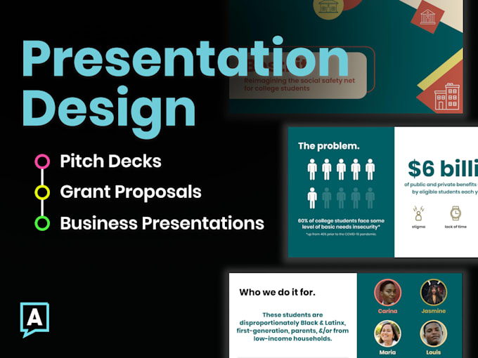 design an engaging pitch deck presentation