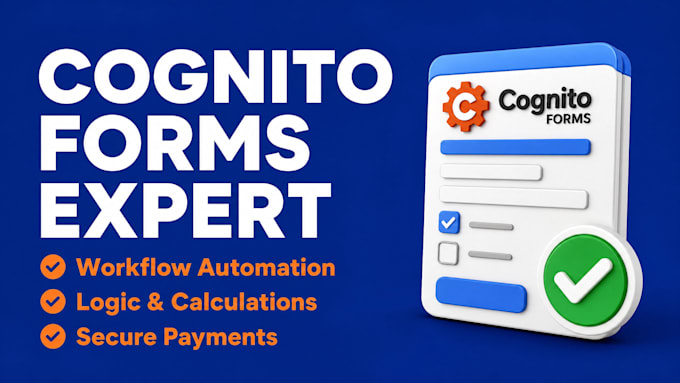 setup cognito forms workflows, logic, and automation for lead capture