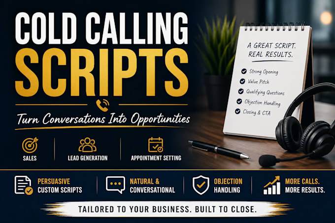 write persuasive cold calling and sales scripts