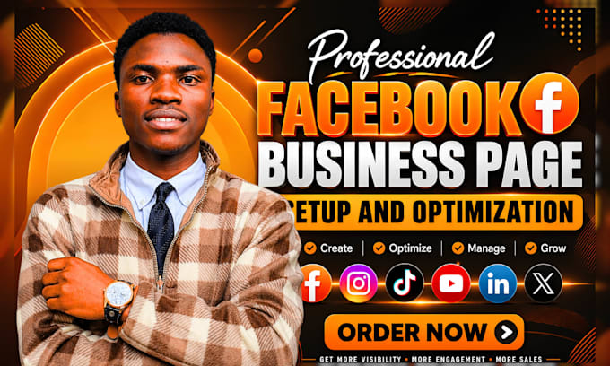 create and setup facebook business page