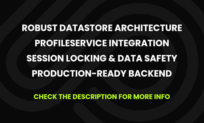 build robust roblox datastore and backend systems for your game