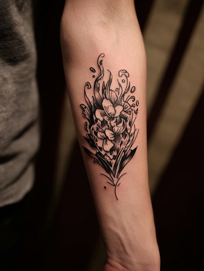 design professional tattoo and custom tattoo