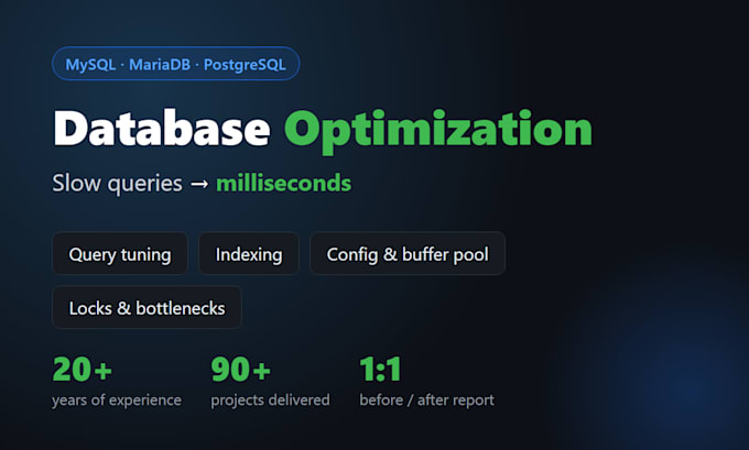 optimize your slow mysql database and speed up queries