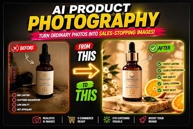 create stunning ai product photography