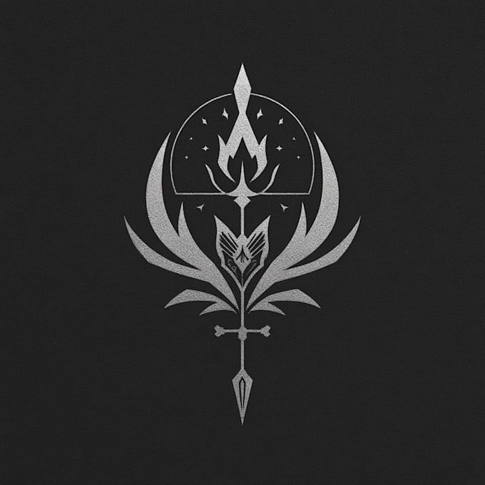 design a fantasy logo designer anime, fantasy