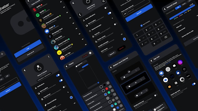 premium mobile app UI for ios and android