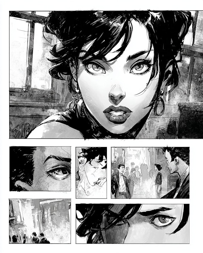 draw a comic page for you