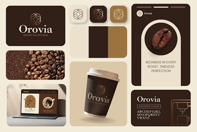 design a professional logo, branding kit and brand identity