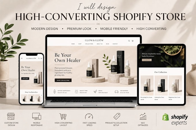 create a high converting shopify store