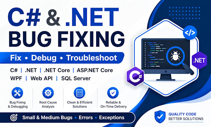 c sharp dot net and asp dot net core bugs