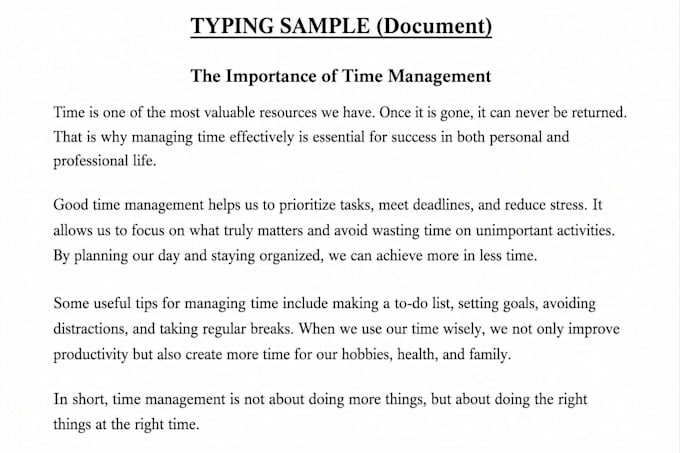 accurate english typing and data entry
