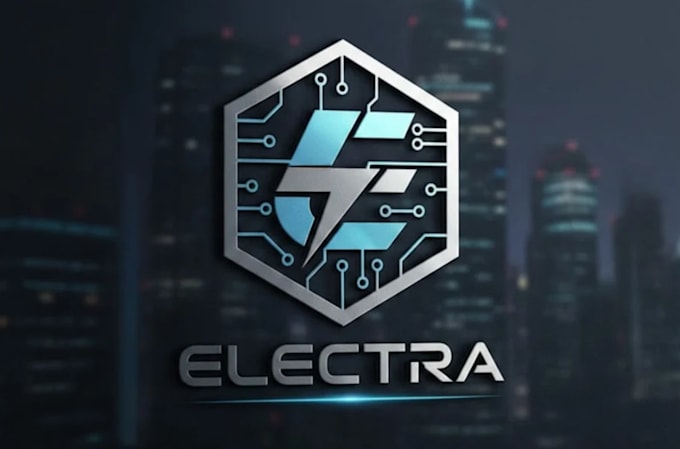 design electronics mascot logo design with unlimited review
