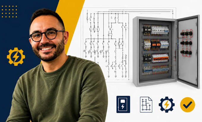 electrical panel drawing, electrical cad, autocad electrical paniel drafts