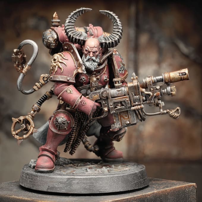 create a warhammer 40k illustration