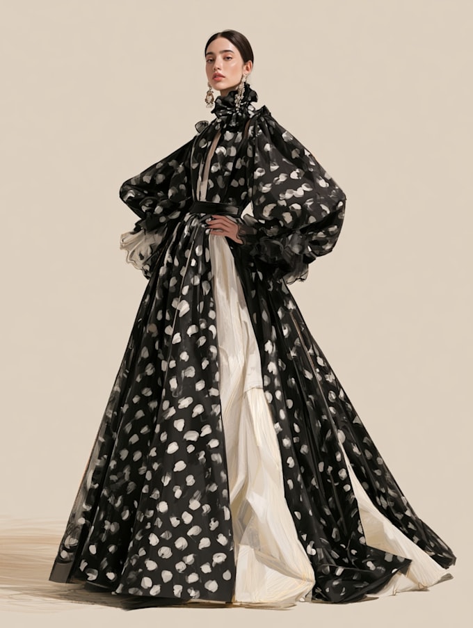 illustrate custom pattern fashion fabric designs